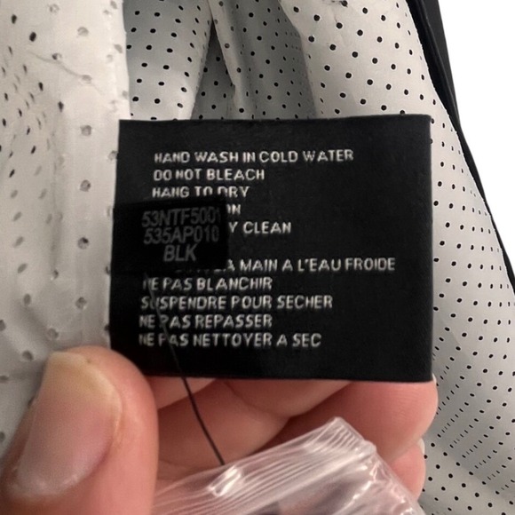 Cole Haan Mens Black Full Zip Rain Jacket Coat XL Lightweight Casual Outerwear - Picture 7 of 16